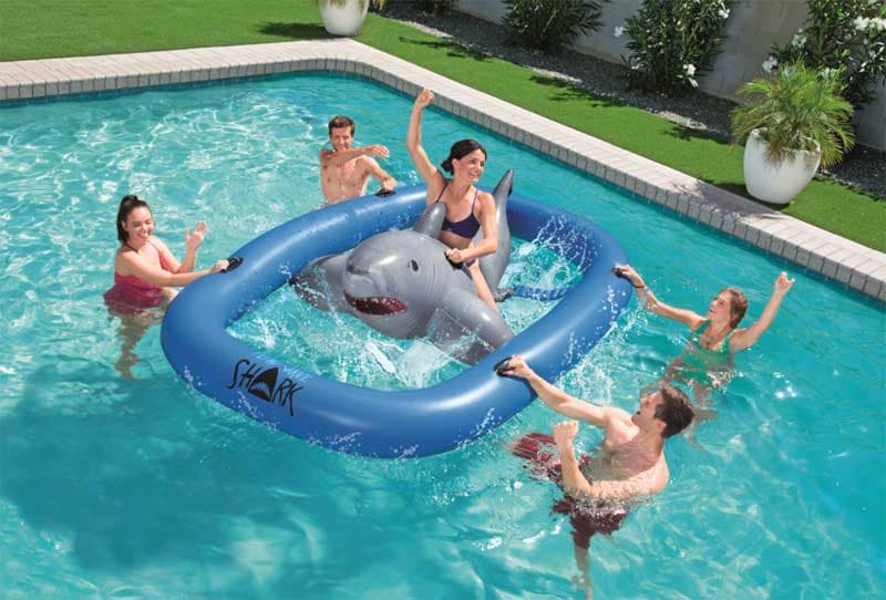 Bestway dušek za vodu na naduvavanje Ajkula 297x188cm