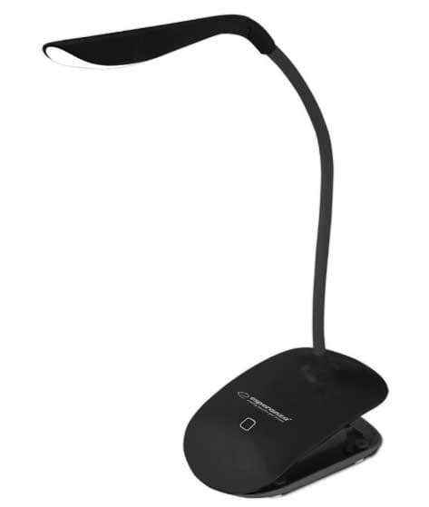 Stona lampa sa USB napajanjem Esperanza Deneb Black