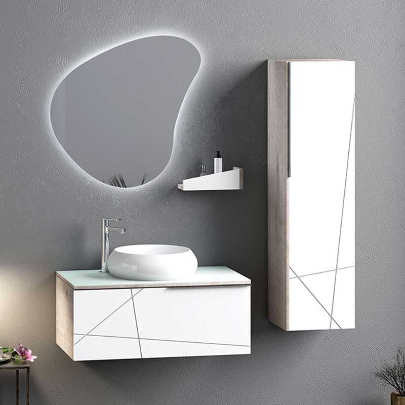 Paolo Rosso Ogledalo sa LED osvetljenjem 90x70 cm