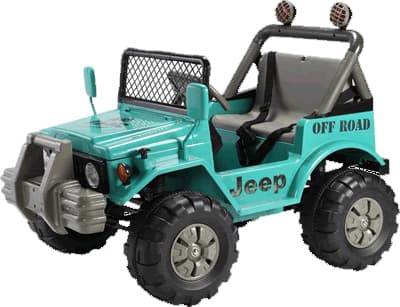 Džip na akumulator 301 - dvosed plavi