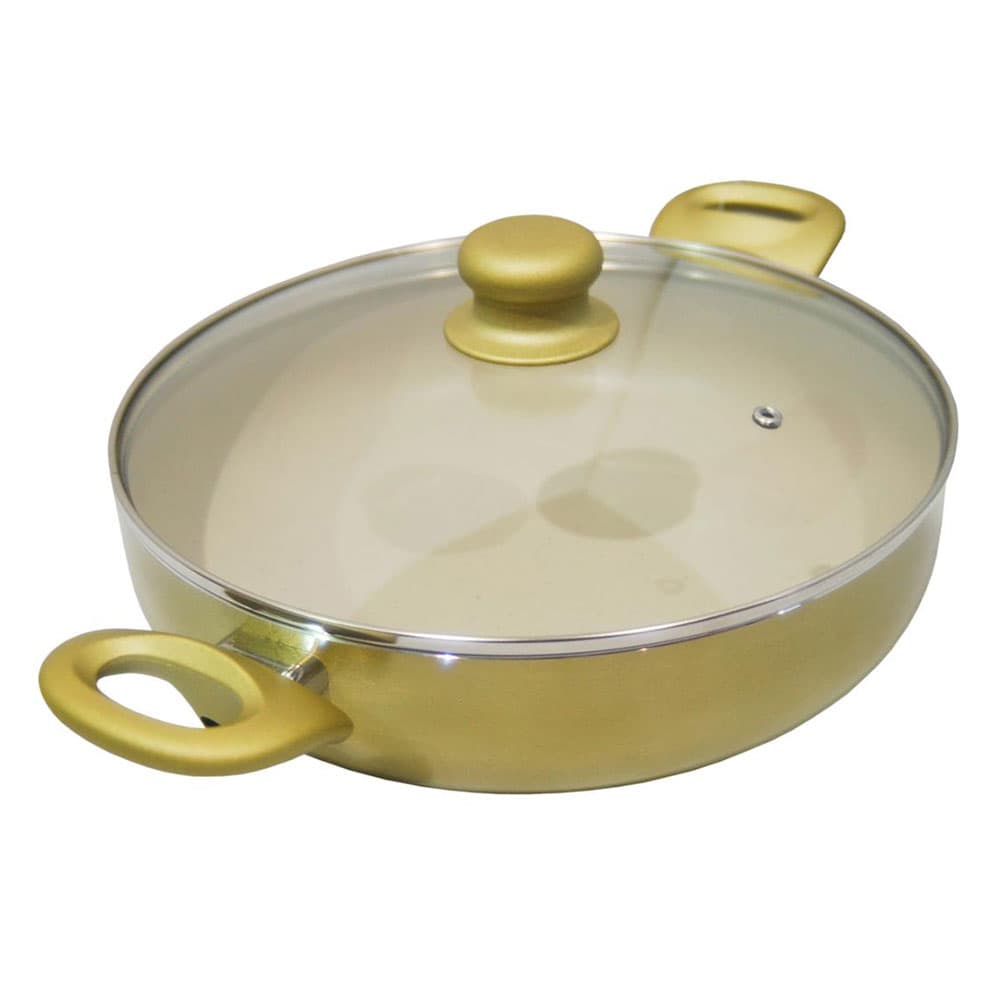 LORME Classic Šerpa sa poklopcem granit 28cm 4.5L Gold