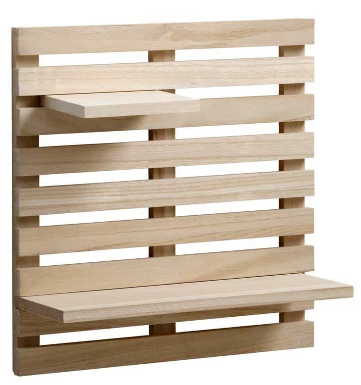 Zidna Polica Od Drveta Kett