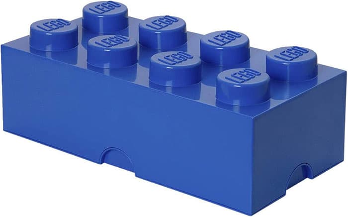 Kutija za odlaganje sa poklopcem LEGO® Kocka 8  50x25x18cm plava 4004