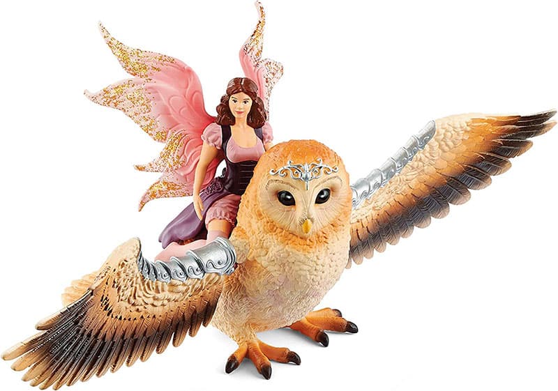 Schleich Bayala figurice - Vila leti na čarobnoj sovi 70713