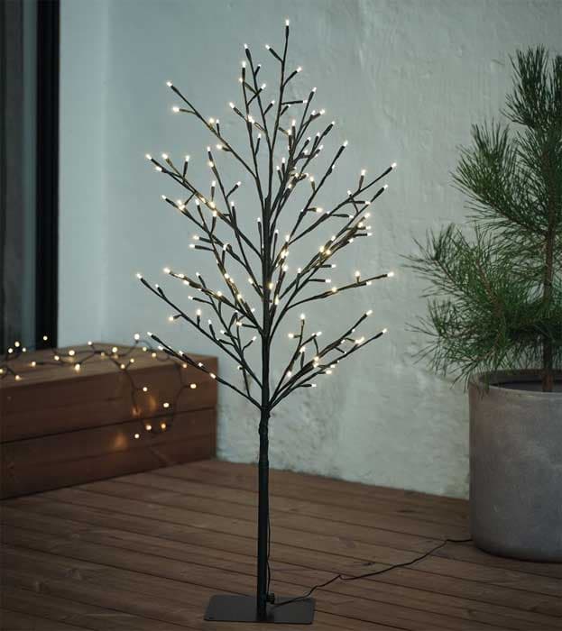 Dekorativno LED Svetleće drvo visine 100cm sa 160 lampica i tajmerom