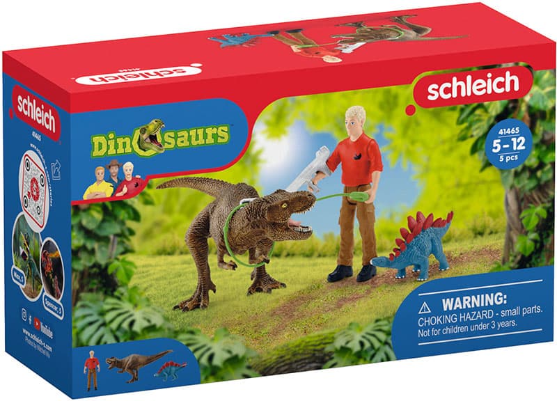 Schleich figure Dinosaurusi - Napad T-Rexa 41465