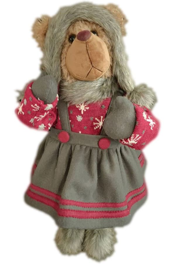 Novogodišnja dekoracija Bun Bun medvedica 55 cm