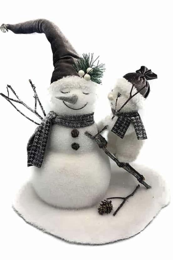 Joy novogodišnja dekoracija Sneško Belić i Junior 48 cm