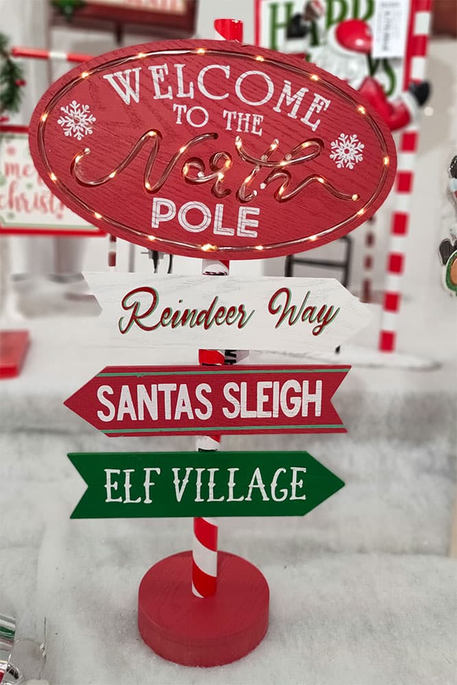 North Pole svetleći putokaz 60 cm