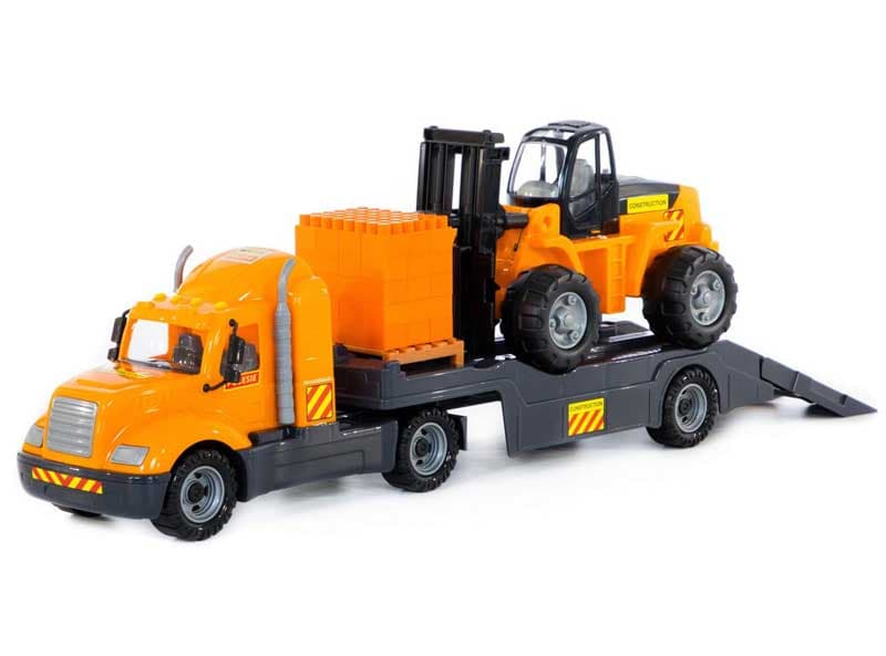 Veliki kamion Šleper sa viljuškarom Polesie 55705