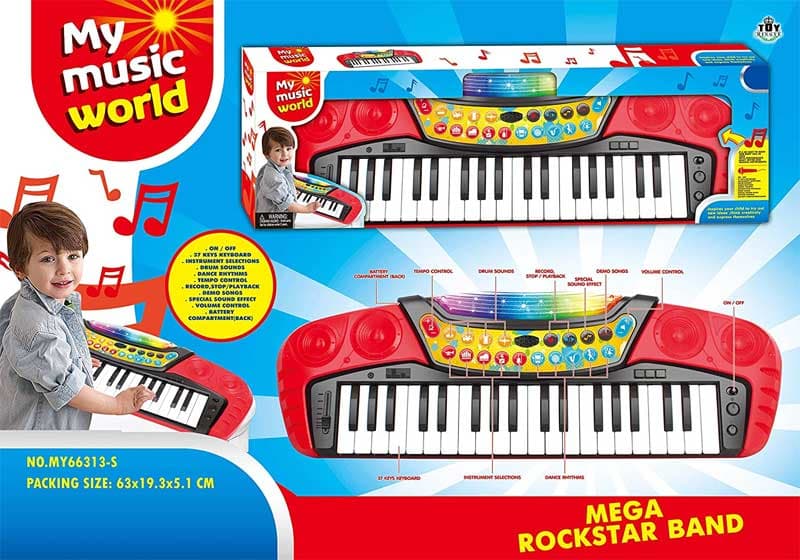Dečija klavijatura sa 37 dirki i puno zvukova i efekata