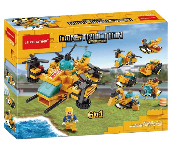 Kocke Građevinske mašine 136 delova 028648