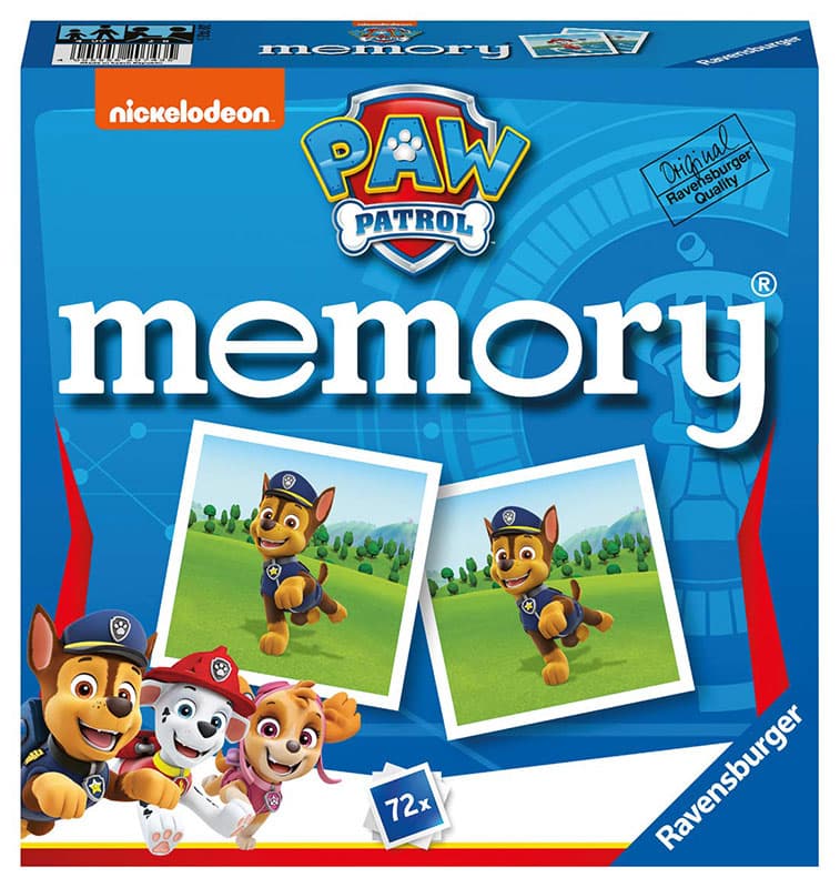 Društvena igra Memorija Paw Patrol Ravensburger 20743