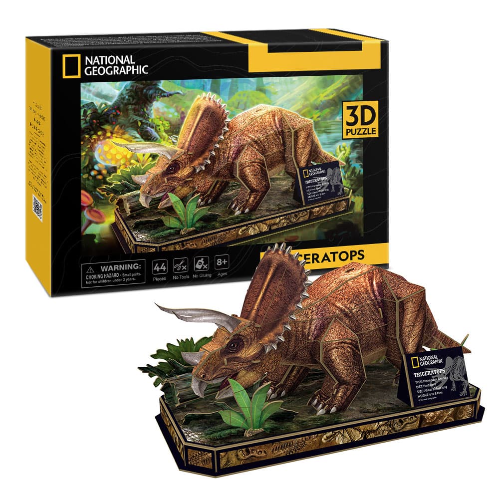 CubicFun National Geographic 3D Puzzle Triceratops DS1052h