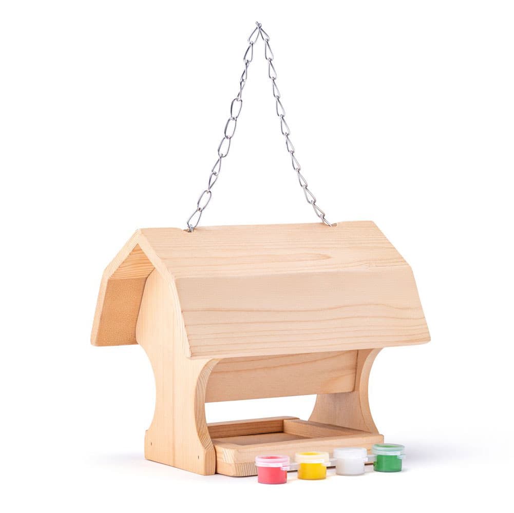 Hranilica za divlje ptice WOODY sa bojama za oslikavanje 91919