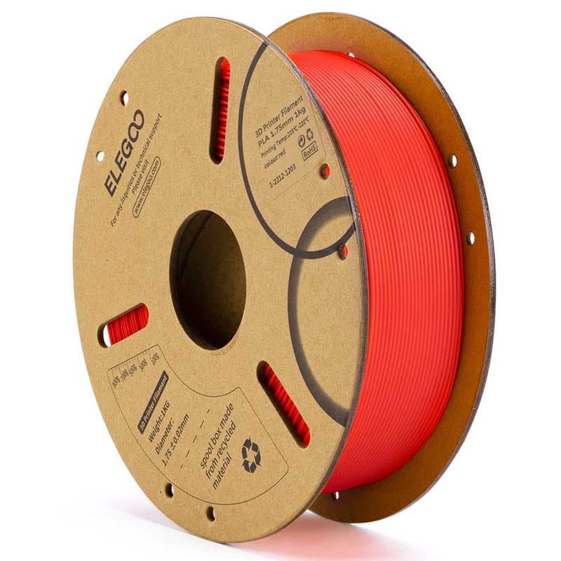 Elegoo PLA Filament 1.75mm za FDM 3D štmpače 1000g Red