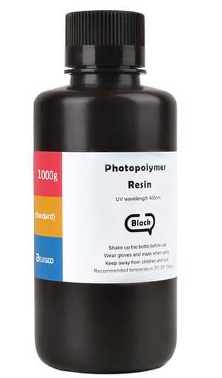 Elegoo Smola za SLA 3D štmpače 1kg Crna ABS-like