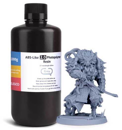 Elegoo Smola za SLA 3D štmpače 1kg Siva ABS-like 2.0