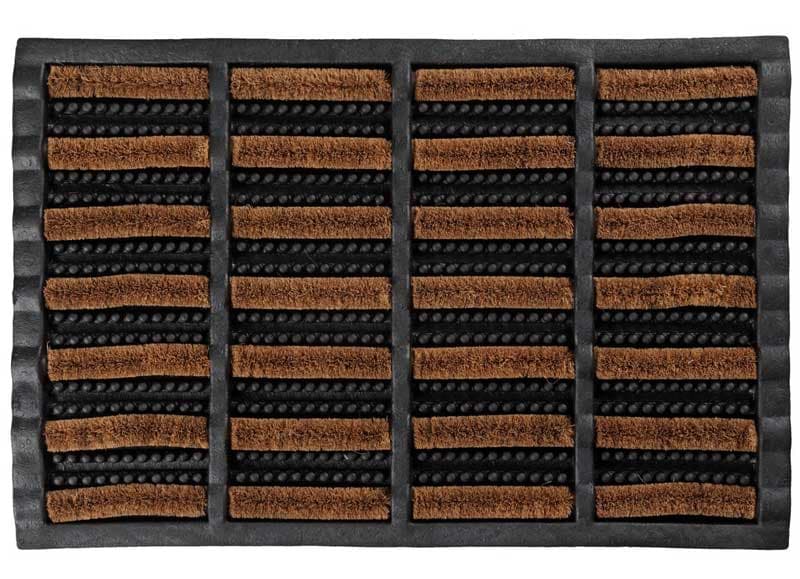 Otirač za obuću od kokosovih vlakana i gume 40x60cm