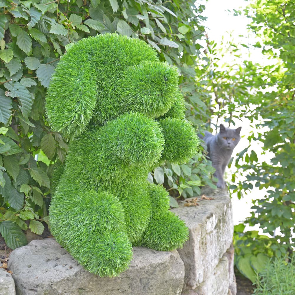 AniPlants Kuca koja sedi 50 cm baštenski ukras od veštačke trave