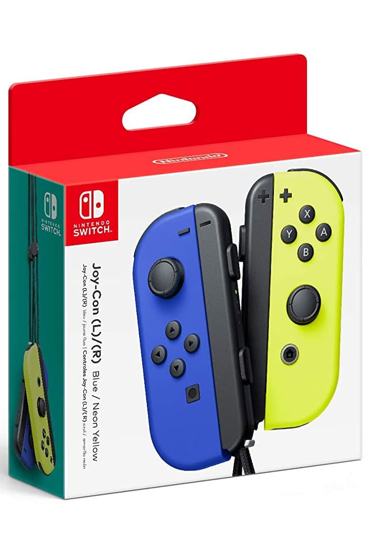 Nintendo Switch Kontroleri Joy-Con Pair Blue - Neon Yellow