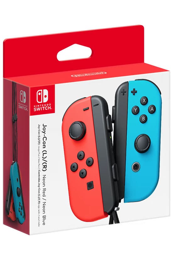 Nintendo Switch Kontroleri Joy-Con Pair Red - Neon Blue