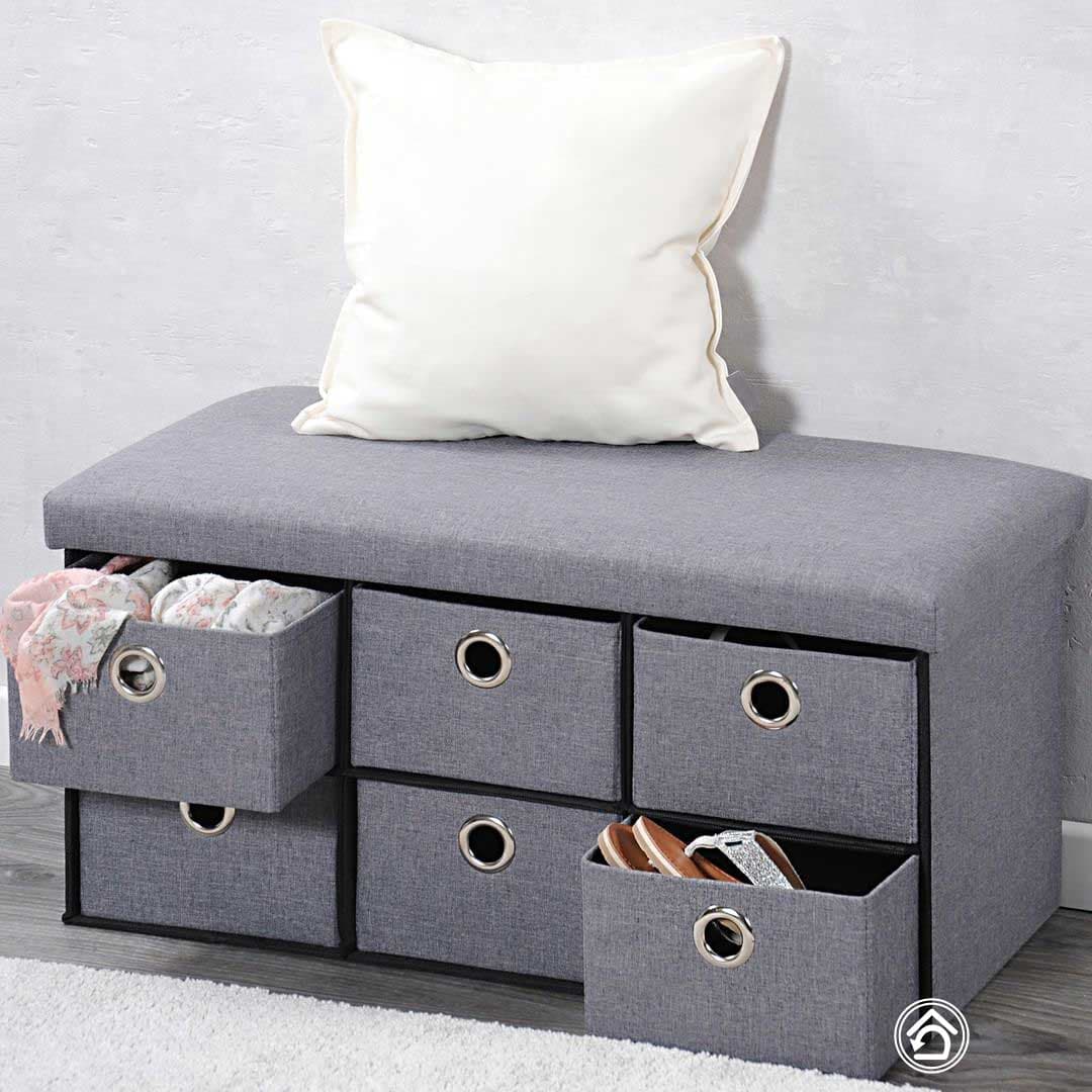 Klupa Za Predsoblje Sa Kutijama Za Odlaganje Kesper