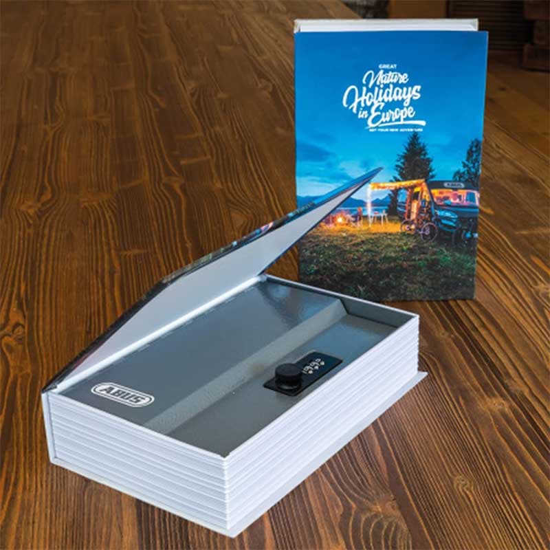 Sef za novac i dragocenosti u obliku knjige sa šifrom Abus Book