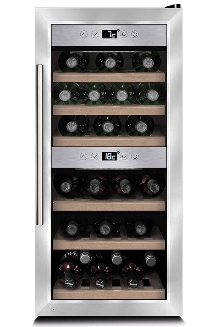 Rashladna vitrina sa dve temperaturne zone Caso WineComfort 24