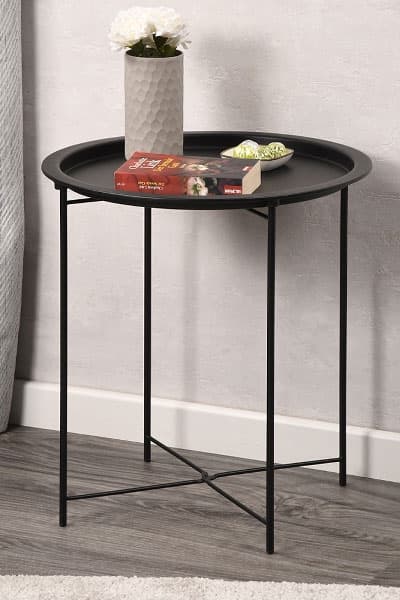 Kesper sklopivi klub stočić 40 cm crni