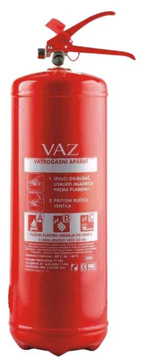 Protivpožarni aparat sa prahom S-1 A VAZ