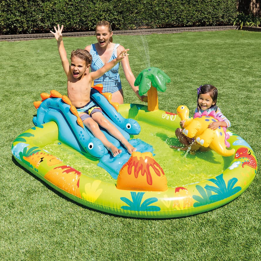 Vodena igraonica na naduvavanje za decu Intex Mali Dino 57166