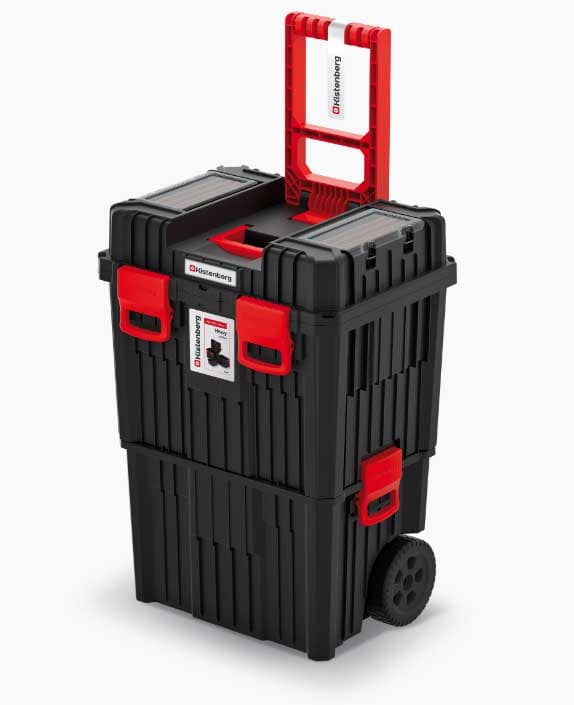 Velika dvodelna kutija za alat sa točkićima Kistenberg KHVW