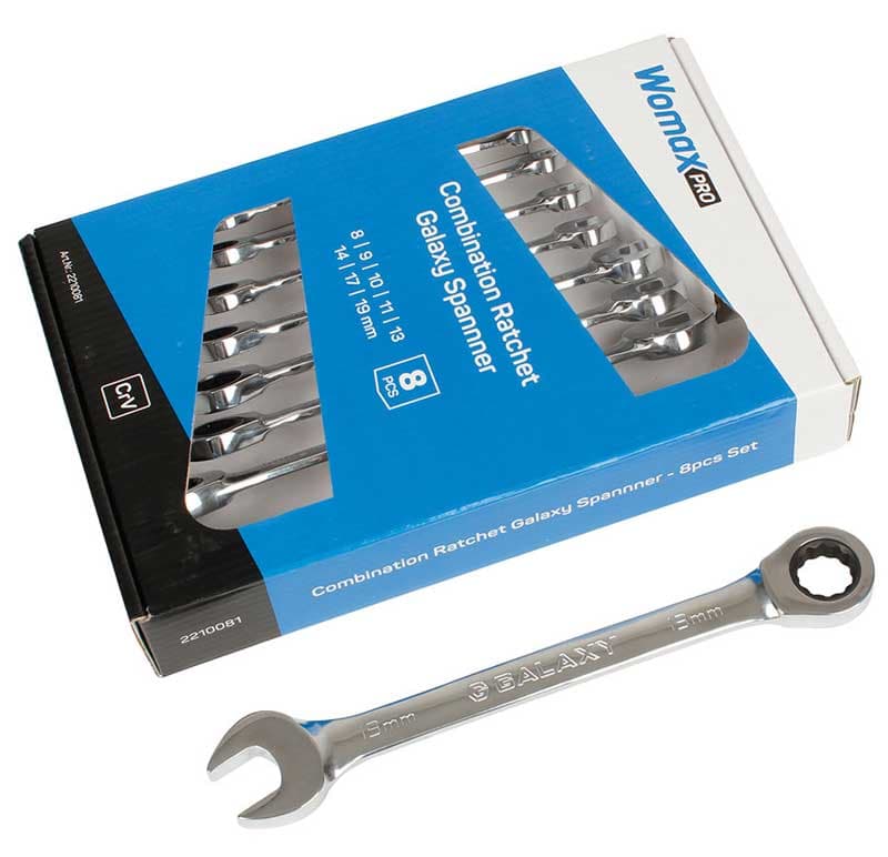 Garnitura viljuškastih ključeva sa račnom 8kom. 8-17 2210081