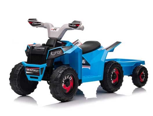 Dečije vozilo na akumulator sa prikolicom ATV Blue