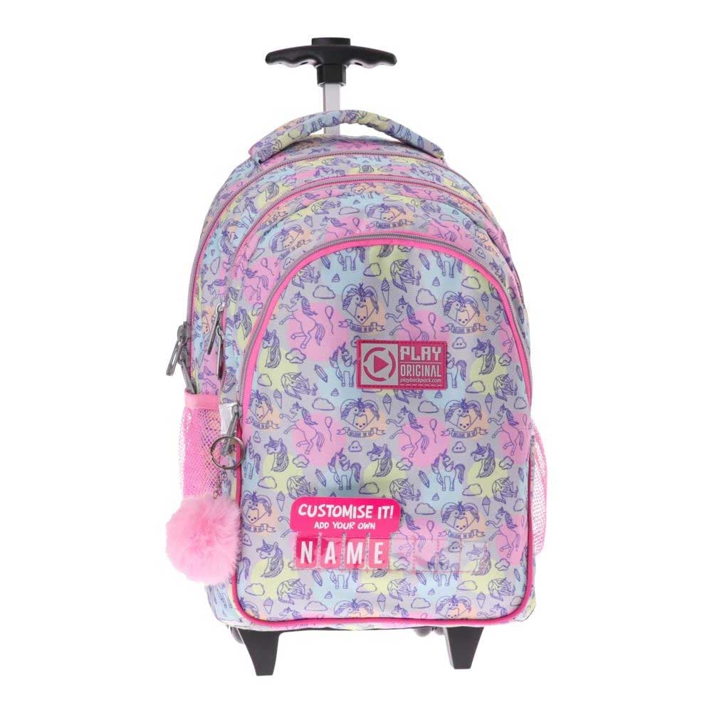Školski ranac sa točkićima Play Trolley Unicorn