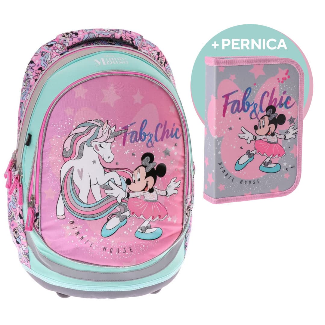 Anatomski ranac Minnie Mouse FabChick sa punom pernicom