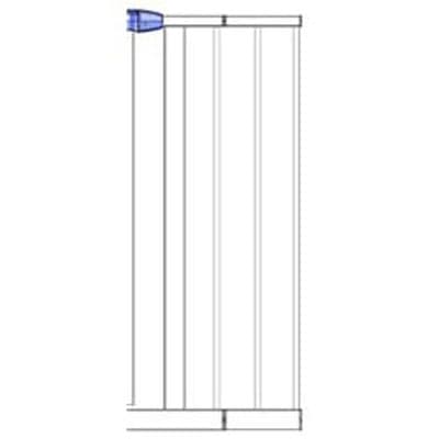 Lindam produžetak za sigurnosnu ogradicu 14 cm silver 44240