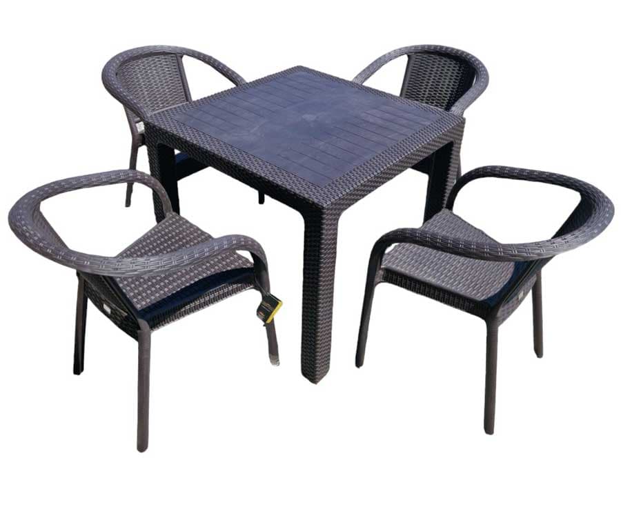 Baštenska garnitura Bamboo Wenge 515