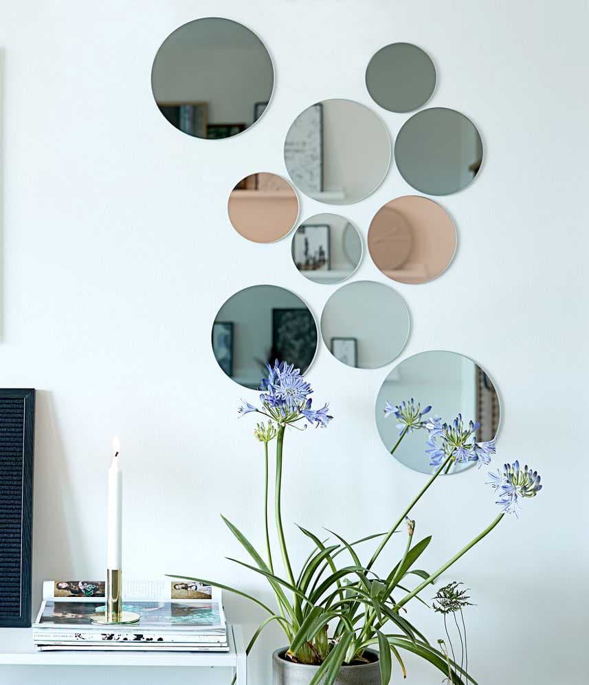 Ogledalo Samolepljivo Komplet od 10 komada