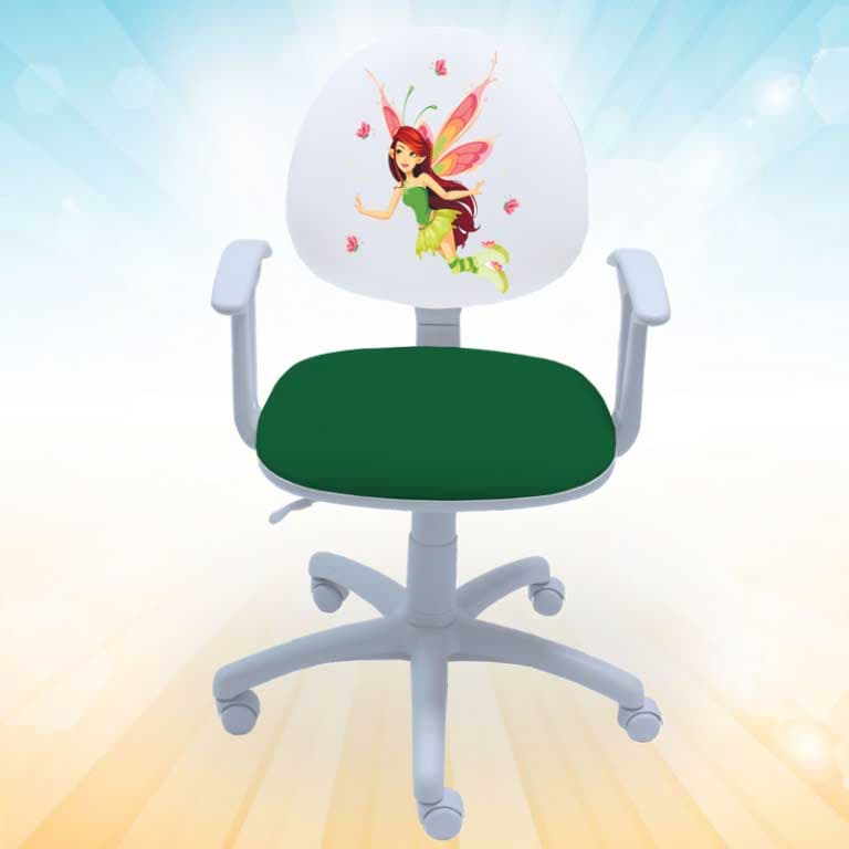 Dečija radna stolica Smart White Šumska vila