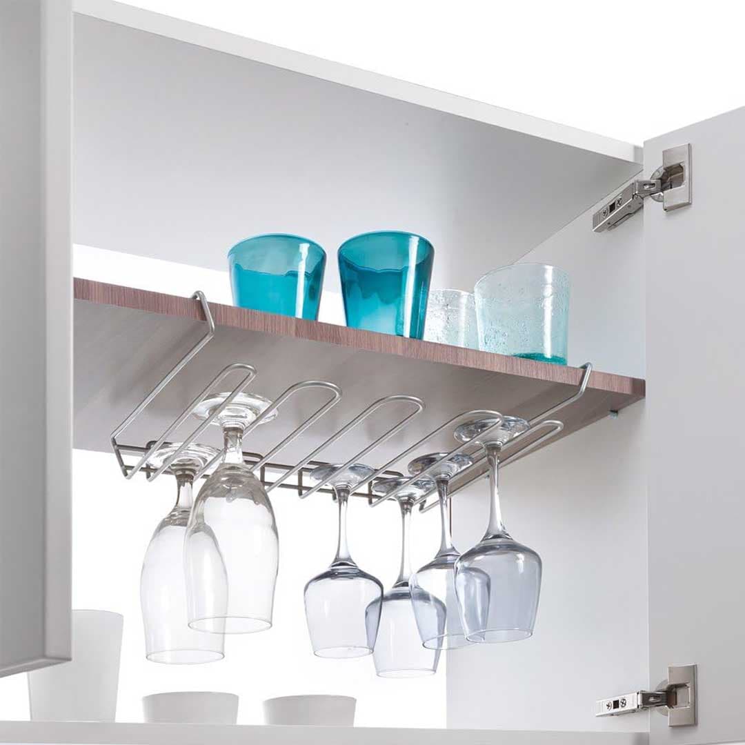 Stalak Za Čaše sa Stopom Metaltex My Crystal Italija