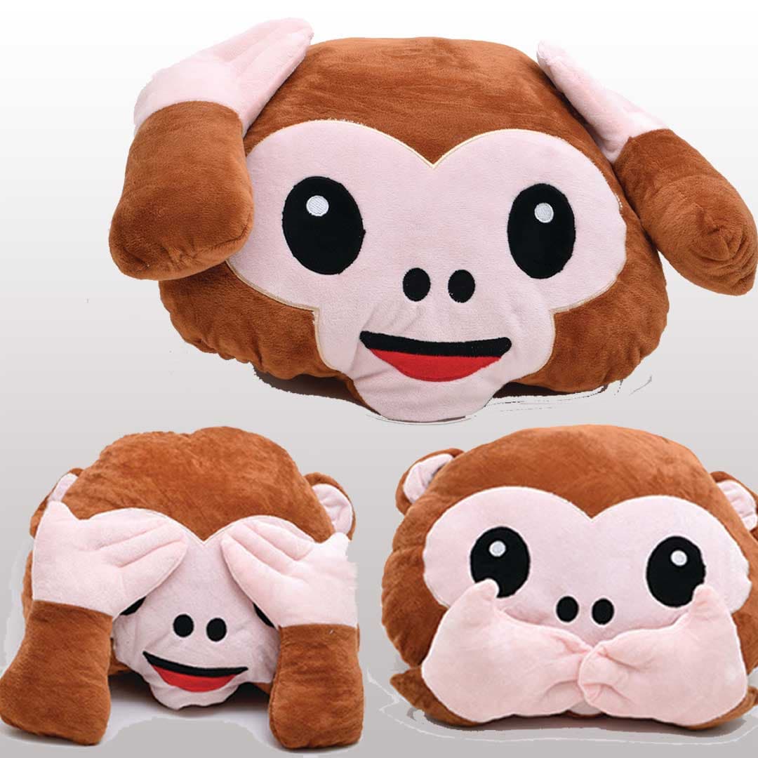 Emoji Jastuče Majmunče 38 x 35 cm