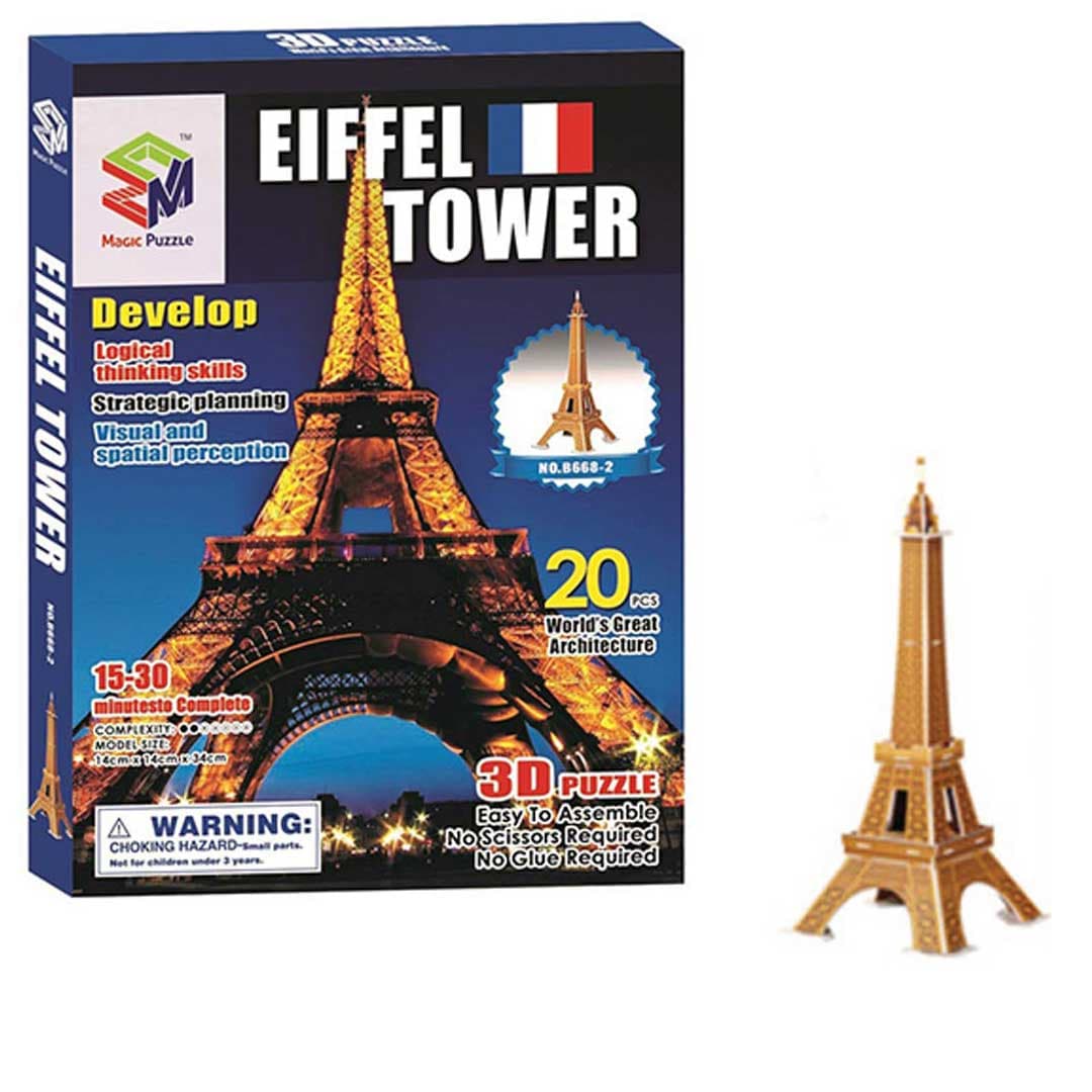 3D Puzzle Eifel Tower - World's Greatest Architecture