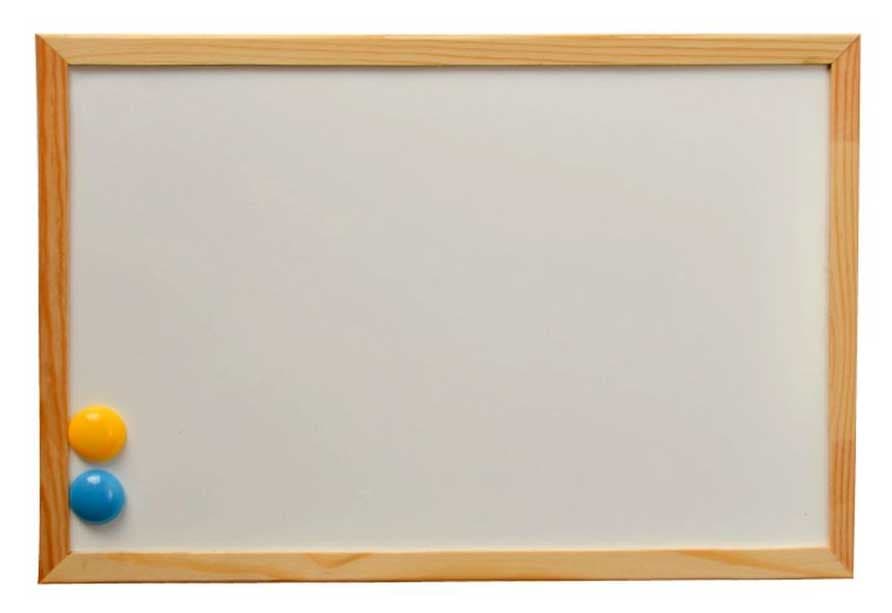 Zidna Magnetna Tabla Sa Drvenim Ramom 40 x 60 cm