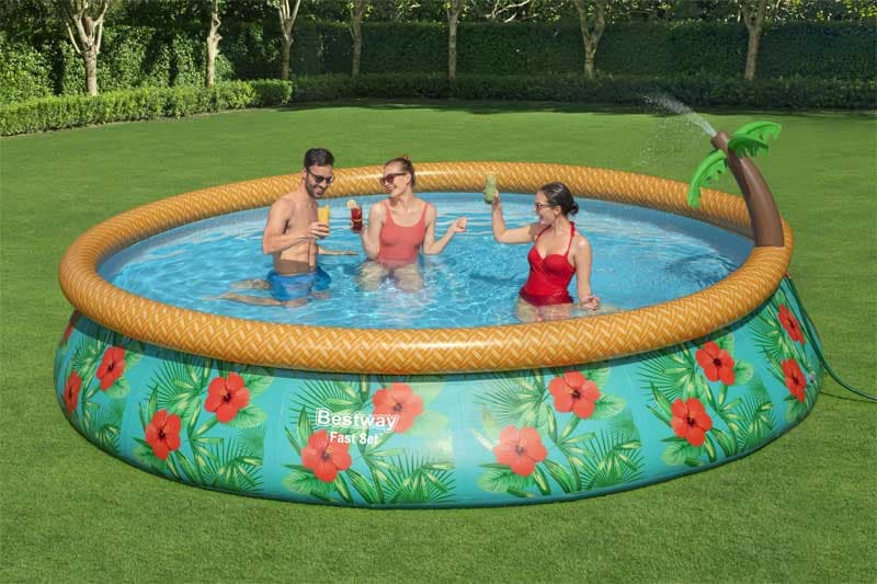 Bazen sa pumpom i fontanom 457x84cm Bestway 57416