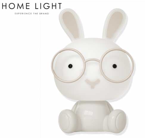 Dečija lampa sa podesivim RGB LED svetlom Beli Zeka