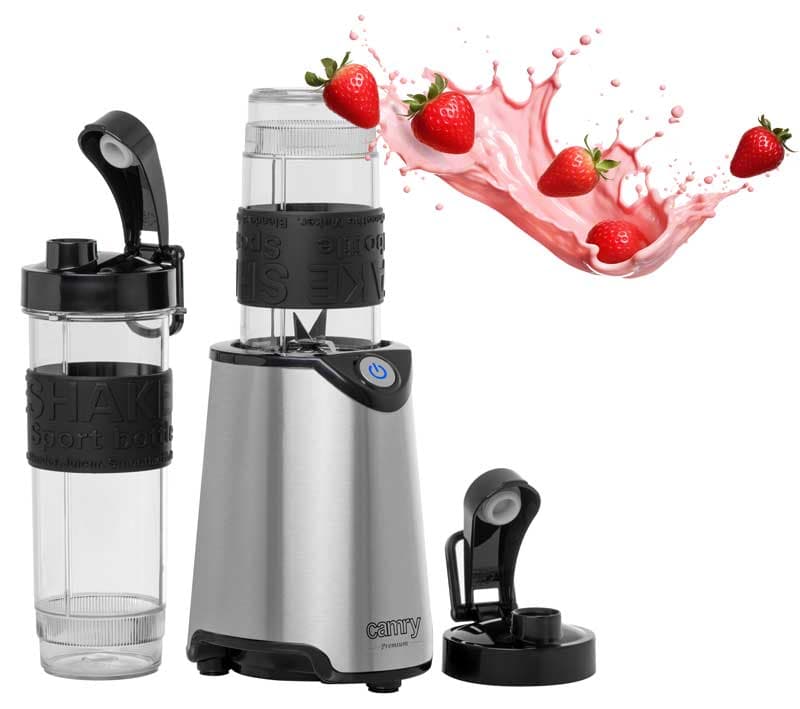 Camry Smoothie blender sa dve čaše za nošenje napitaka CR 4069 inox