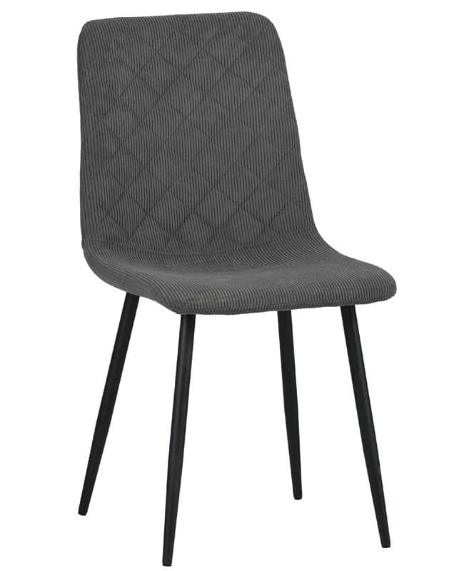 Trpezarijska stolica DC812 Tamno siva