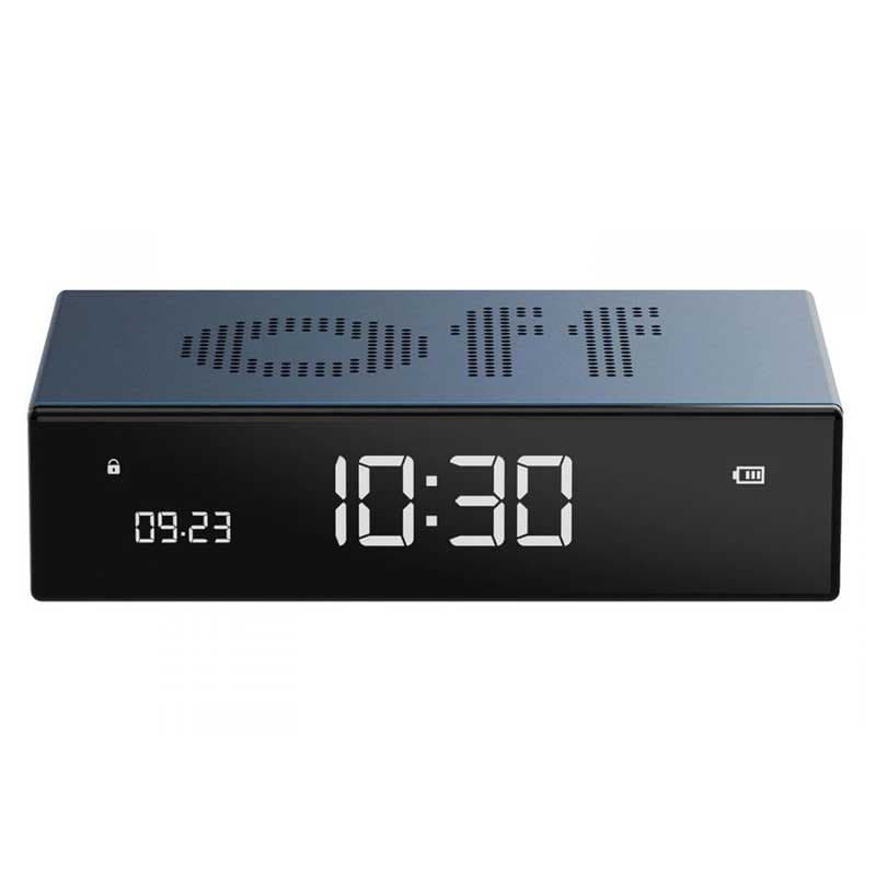 Reverzibilni stoni sat sa alarmom Lexon Flip Premium Blue